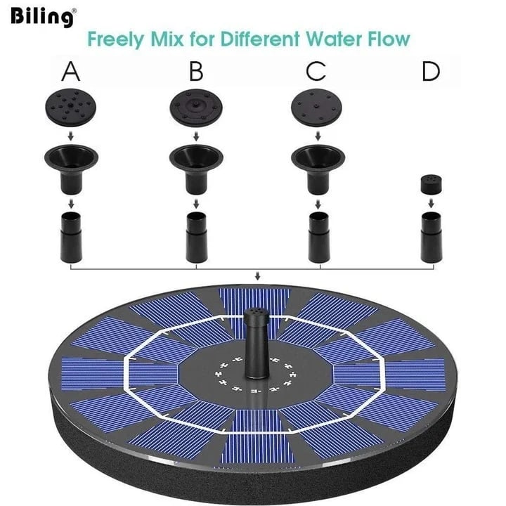 HOT SALE🔥Solar-Powered Bird Fountain Kit