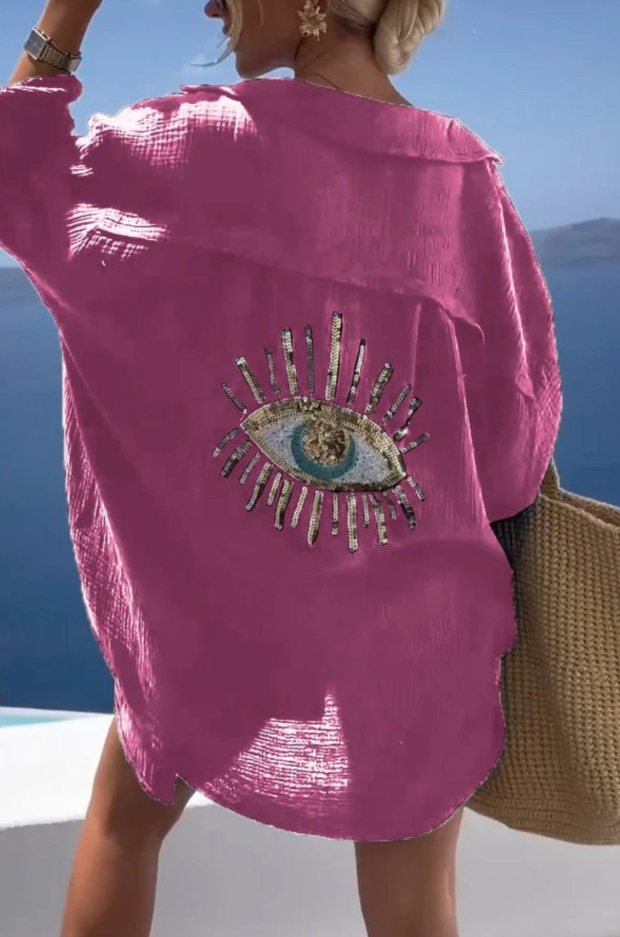🎁New Casual Sequin Beaded Shirt
